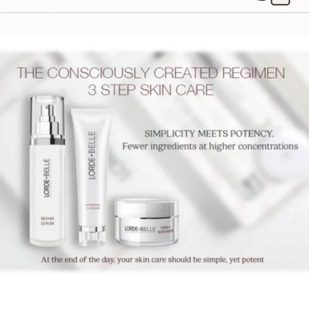 LORDE + BELLE CC SKINCARE REGIMEN NIB